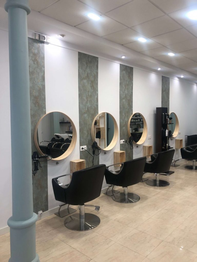 Decoración y diseño de interiores de locales comerciales y negocios - Peluqueria